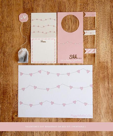 Free Printable Friday: Be Mine Valentine Valentines Day Printable Breakfast Kit by Design is Yay!