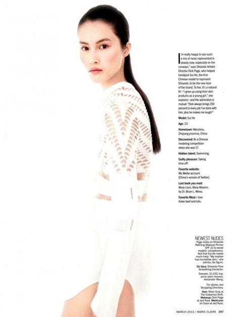 Sui He by Alex Cayley for Marie Claire US March 2013 Sui He by Alex Cayley for Marie Claire US March 2013 6