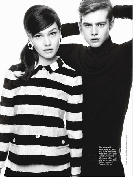 Lena Lomkova and Charlie Mills for Glamour UK’s March 2013 by Walter Chin. Lena Lomkova and Charlie Mills for Glamour UK's March 2013 by Walter Chin.