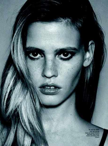 Lara Stone by Angelo Pennetta for Vogue Australia March 2013 2