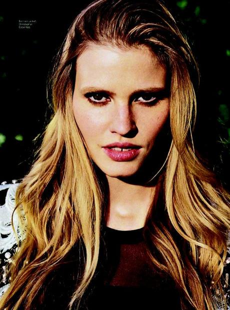 Lara Stone by Angelo Pennetta for Vogue Australia March 2013