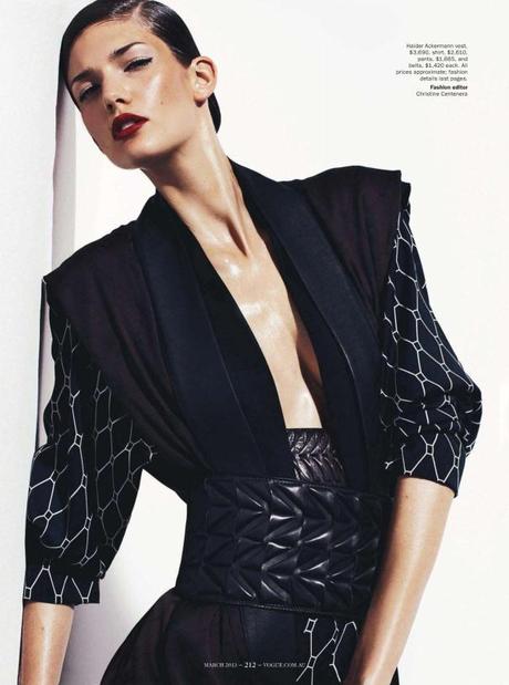 Kendra Spears by Benny Horne for Vogue Australia March 2013 5