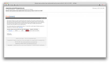 Snap Cancels Auction For Glue.com 4 Days After It Was Suppose To End W/ $22K Bid Screen Shot 2013-02-11 at 12.41.21 PM