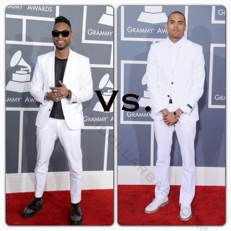 Who wore it Better? Chris Brown vs. Miguel in Lanvin
Both Chris...