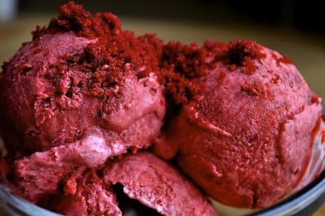 Easy Homemade Red Velvet Ice Cream