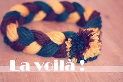 braided pom pom headband DIY.a new DIY-jipieh! This took ... braided pom pom headband DIY.a new DIY-jipieh! This took ...