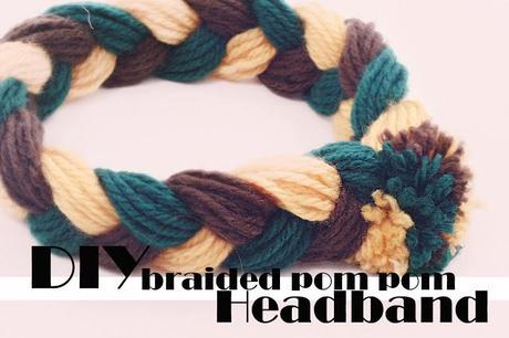 braided pom pom headband DIY.a new DIY-jipieh! This took ... braided pom pom headband DIY.a new DIY-jipieh! This took ...
