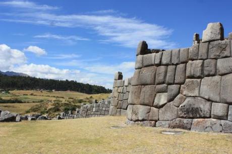 This Incan site overlooks Cusco, Peru.