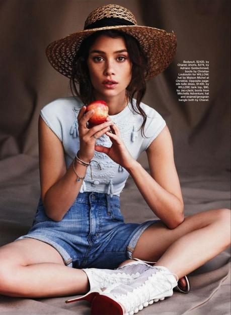 Astrid Berges-Frisbey by Nicole Bentley for Marie Claire Australia March 2013