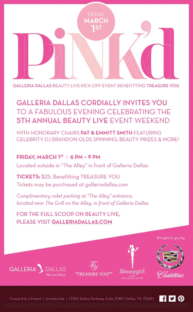 Win Tickets to Pink'd with Pat & Emmitt Smith Win Tickets to Pink'd with Pat & Emmitt Smith