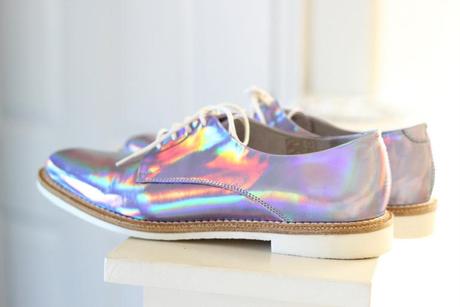 Holographic Miista Shoes