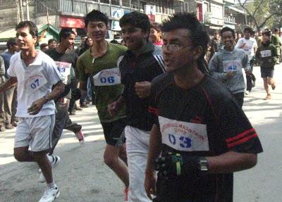 Anti-Drugs Marathon Race 2013 held at Singtam