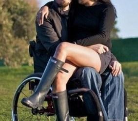 wheelchair guy with chick