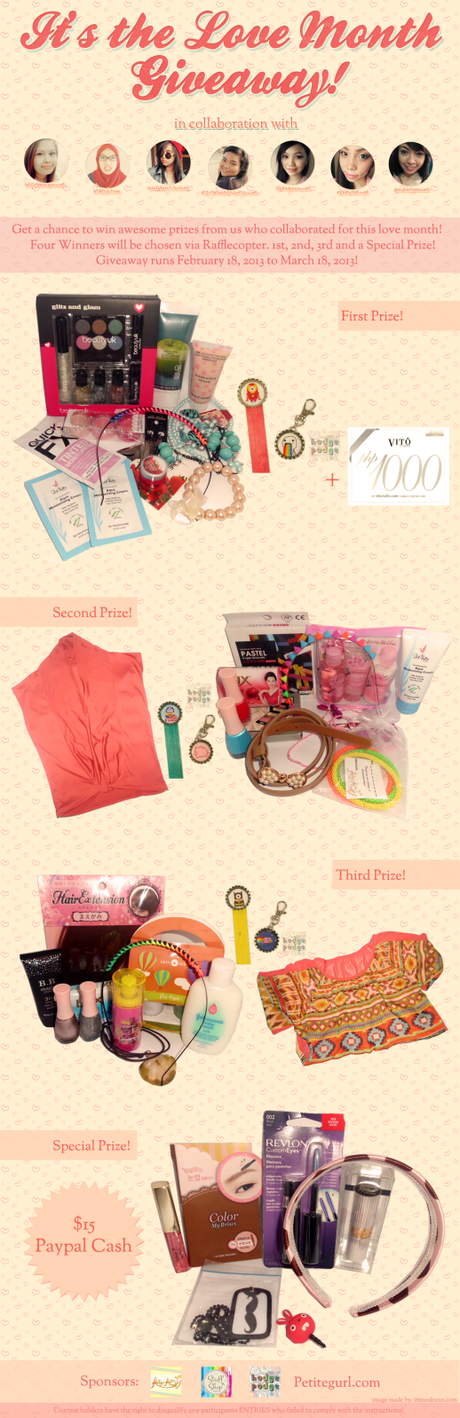 It's the Love Month Giveaway It's the Love Month Giveaway