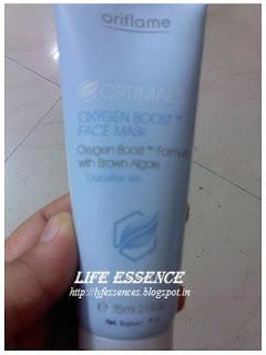 Oriflame Optimals Oxygen Boost Face Mask Review
