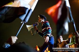 Protest in front of Presidential Palace, February15, 2013...