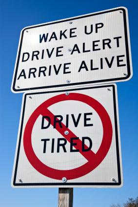 Don't drive tired