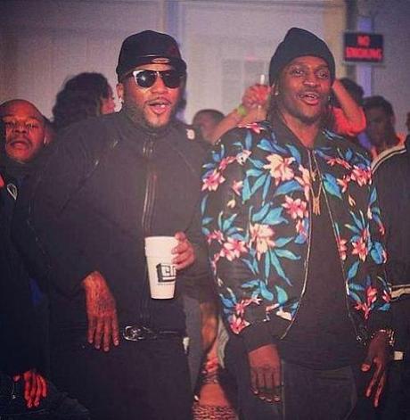 Celeb Style: Pusha T posted a photo on Instagram druing NBA...