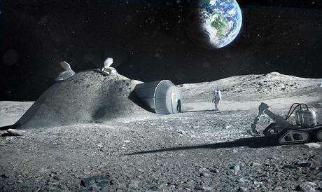 3D Printed Base on the Moon