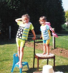 Me & my sister used to have great fun (check out those matching outfits!)