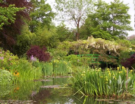 Japanese bridge - Claude Monet Water Lily Pond in Giverny - France