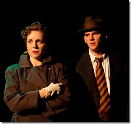 Justine Turner and Sam Guinan-Nyhart in The Den Theatre’s production of Review: City of Dreadful Night (The Den Theatre)