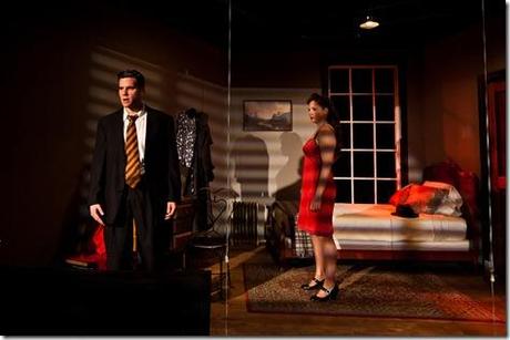 Sam Guinan-Nyhart and Justine Turner in The Den Theatre’s production of Review: City of Dreadful Night (The Den Theatre)