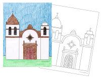 California Mission Drawing Guide