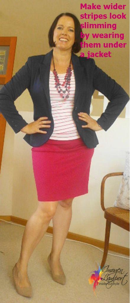 Make wide stripes look slimming How to Break The Style Rules – with Emerson Big W