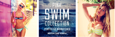 PINK Spring Break: Chevron Bikinis pink bikini spring break free ship promo code covet her closet deal how to tutorial trends 2013