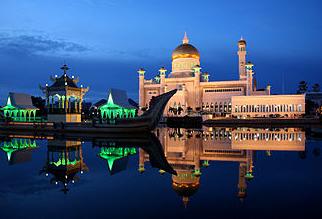 Brunei at night