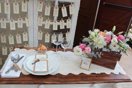 Modern Vintage Wedding Table by Sweet Details Modern Vintage Wedding Table by Sweet Details