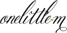 Wedding Invitation Design by “onelittlem” using Belluccia Calligraphy Font onelittlem-logo-main