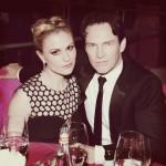 Anna Paquin and Stephen Moyer Elton John 21st Annual Oscar Viewing Party Jamie McCarthy Getty