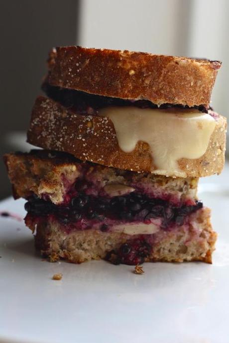 Gooey Goodness. {Blackberry & Fontina Grilled Cheese}