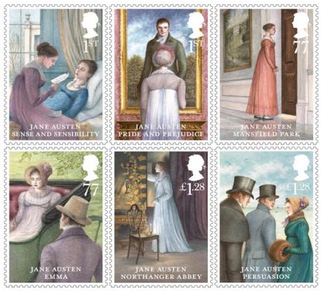 Calling All Jane Austen Fans: Royal Mail Stamps ja1