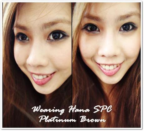 Hana SPC Platinum Brown Circle Lens Review Hana SPC Platinum Brown Circle Lens Review