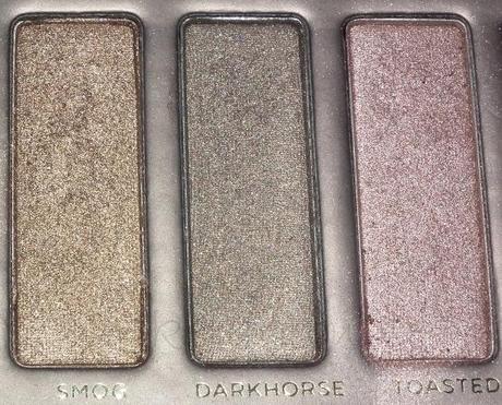 Urban Decay Naked Palette Swatches