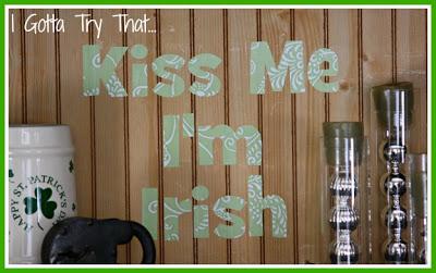 Kiss Me I'm Irish Silhouette Project