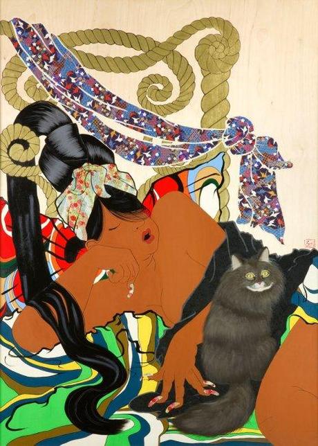 @ajmatheny, I feel like you’d be really into Iona Rozeal... @ajmatheny, I feel like you’d be really into Iona Rozeal Brown, whose work is currently showing at Salon 94.