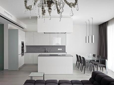Black And White Apartment In Moscow | Interiors