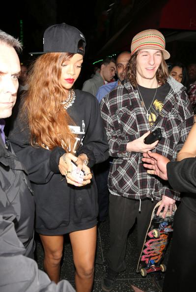 Celeb Style: Rihanna in Saint Laurent and Brian... Celeb Style: Rihanna in Saint Laurent and Brian...
