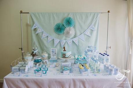 A Blue Owl Themed Party for a 1st Birthday by Little Dimple Designs A Blue Owl Themed Party for a 1st Birthday by Little Dimple Designs