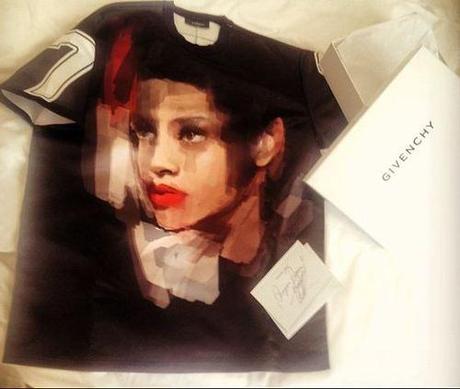 Rihanna’s Custom Givenchy T-Shirt by Riccardo...