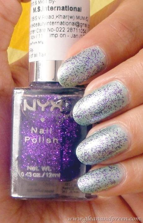 NYX Nail Glitter NOTD