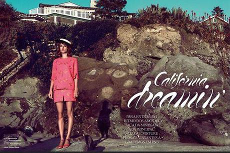 Alessandra Ambrosio for Vogue Brazil March 2013 in California...