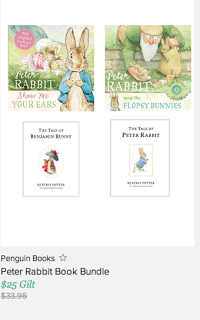 Daily Deal: FREE Shipping at The Honest Company and Peter Rabbit Books, Toys, and More on Sale at Gilt! Daily Deal: FREE Shipping at The Honest Company and Peter Rabbit Books, Toys, and More on Sale at Gilt!