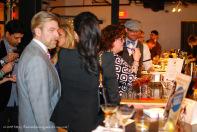 Howard Eskine Chatting With His Fox 29 Colleague An Evening At The American Spirits Bartender Competition