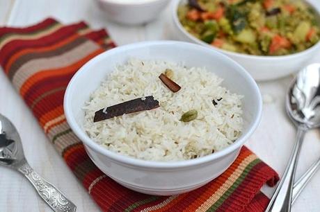 Simple Fried Rice Goan Mixed Vegetable Curry