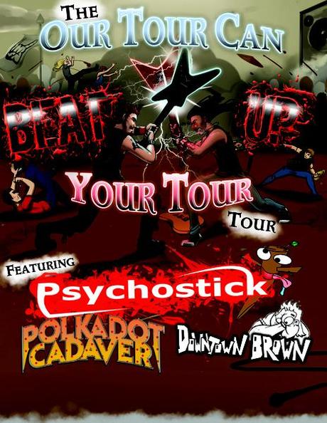 PSYCHOSTICK Announce More Dates For 'Our Tour Can Beat Up Your Tour'; New Video 'Dogs Like Socks'